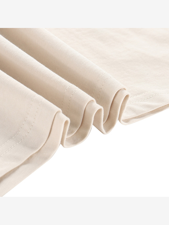 ALPINE PRO Γυναικείο μπλουζάκι από οργανικό βαμβάκι ALPINE PRO TERMESA 2 moonbeam παραλλαγή pa