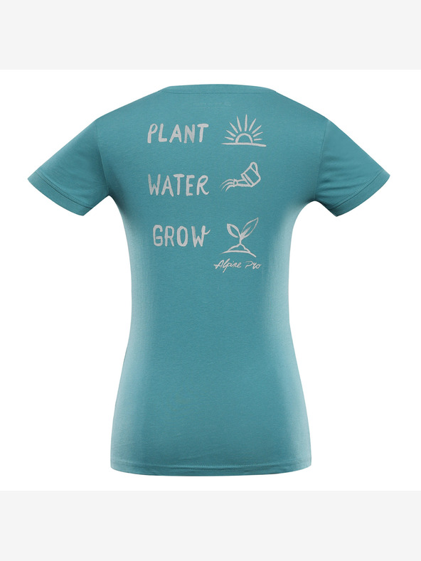 ALPINE PRO Γυναικείο μπλουζάκι από οργανικό βαμβάκι ALPINE PRO TERMESA 2 bayou παραλλαγή pd