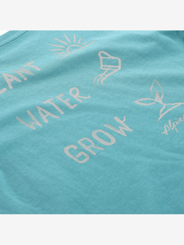 ALPINE PRO Γυναικείο μπλουζάκι από οργανικό βαμβάκι ALPINE PRO TERMESA 2 bayou παραλλαγή pd