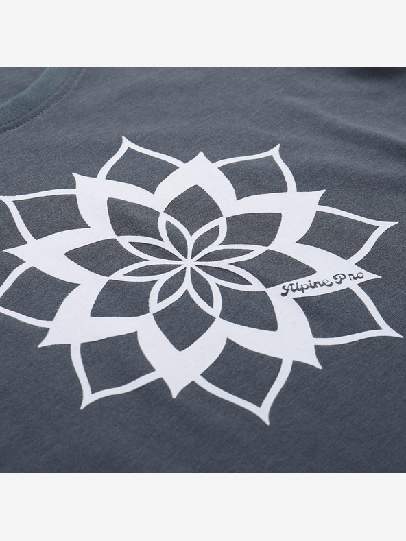 ALPINE PRO Γυναικείο μπλουζάκι από οργανικό βαμβάκι ALPINE PRO TERMESA 2 dark slate pa