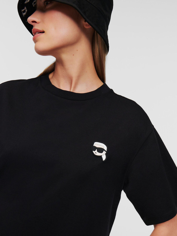 Karl Lagerfeld Μαύρο γυναικείο φόρεμα KARL LAGERFELD