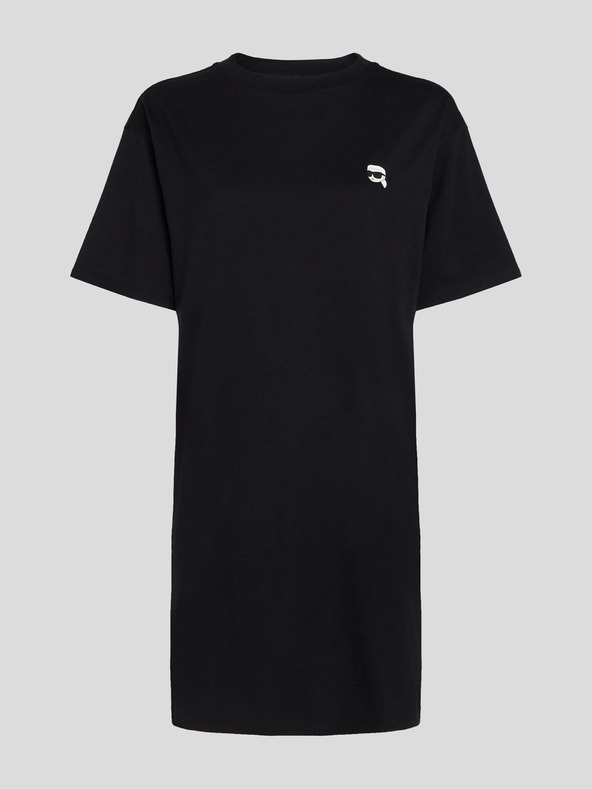 Karl Lagerfeld Μαύρο γυναικείο φόρεμα KARL LAGERFELD