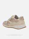 Geox Κρεμ γυναικεία αθλητικά παπούτσια Geox Bulmya