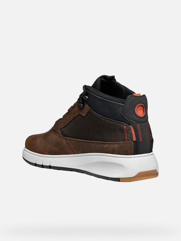 Geox Καφέ ανδρικά μποτάκια αστραγάλου Geox Aerantis 4X4 B Abx