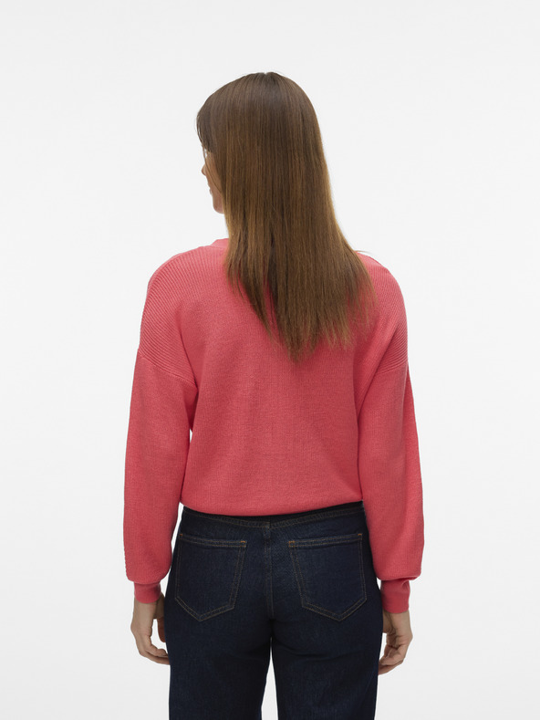 Vero Moda Πορτοκαλί γυναικεία ζακέτα Vero Moda