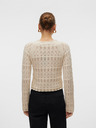 Vero Moda Μπεζ γυναικείο πουλόβερ Vero Moda