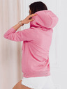 Edoti Ροζ γυναικείο φούτερ με κουκούλα Edoti