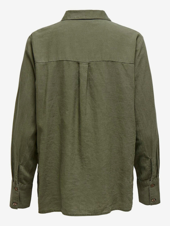 Jacqueline de Yong Χακί γυναικείο μπλουζάκι JDY