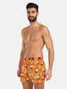 Styx Κίτρινο και πορτοκαλί ανδρικό σορτς ύπνου με σχέδιο Styx Μέλισσες