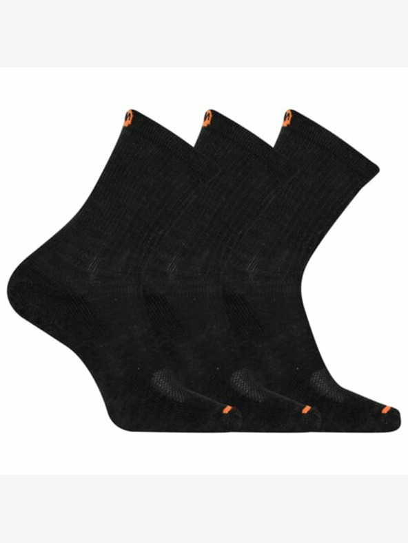Merrell Κάλτσες Merrell MEA33564C3B2 BLACK CUSHIONED COTTON CREW