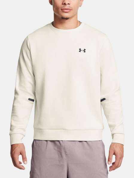 Under Armour Ανδρικό φούτερ Under Armour UA Unstoppable Flc Crew EU-WHT