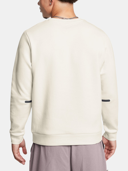 Under Armour Ανδρικό φούτερ Under Armour UA Unstoppable Flc Crew EU-WHT