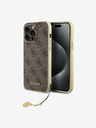 Guess Guess 4G Γούρι πίσω κάλυμμα για iPhone 15 Pro Max Καφέ