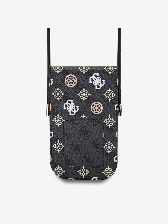 Guess Guess PU 4G Peony πολύχρωμη τσάντα τηλεφώνου μαύρο