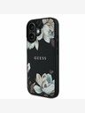 Guess Guess PU σαγρέ Magnolia MagSafe Back Cover για iPhone 16 Μαύρο