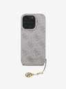 Guess Guess 4G Charm πίσω κάλυμμα για iPhone 16 Pro τόνος σε τόνο ροζ