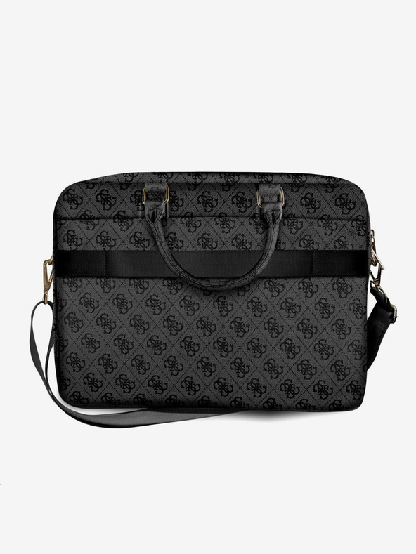 Guess Guess PU 4G μεταλλικό λογότυπο τσάντα σημειώσεων 15/16 γκρι"