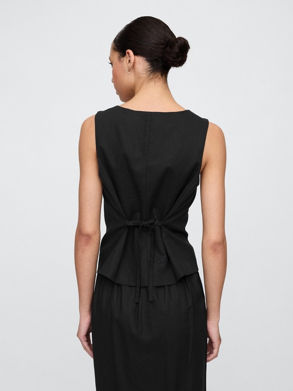 GAP Λινό γιλέκο GAP