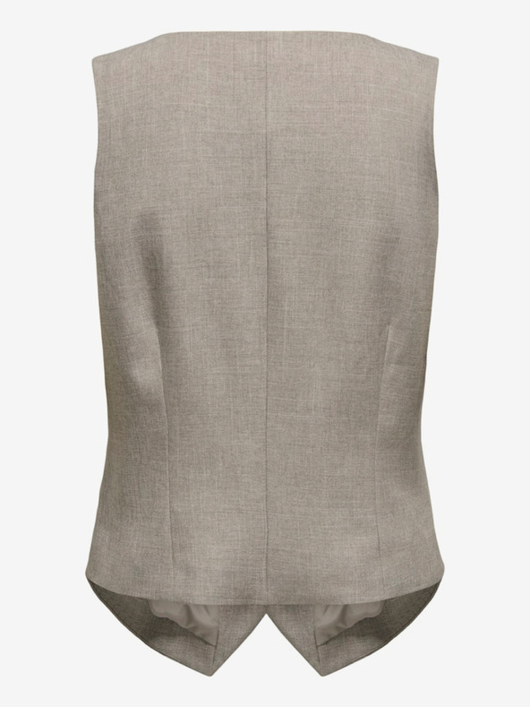 ONLY Καφέ γυναικείο γιλέκο ONLY