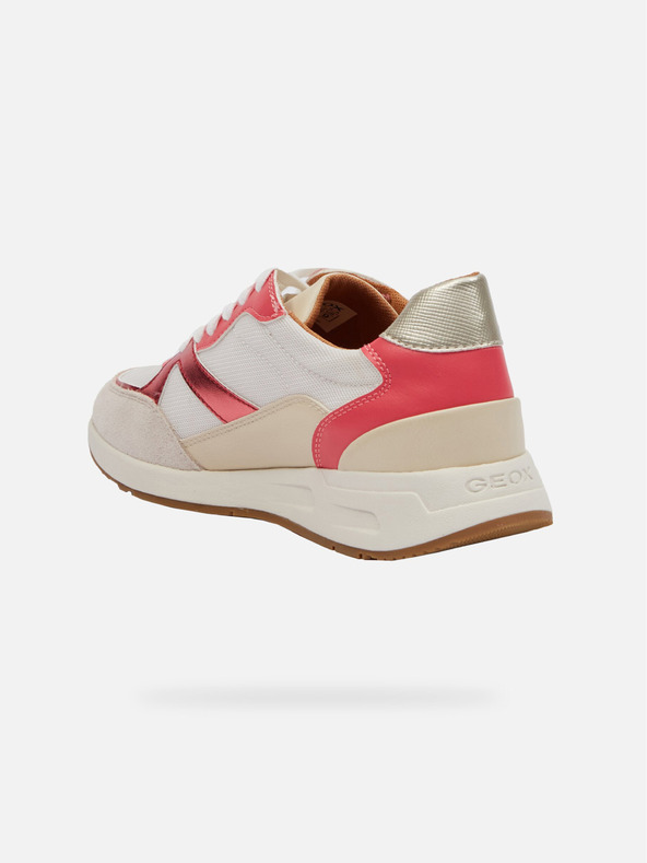 Geox Λευκά γυναικεία αθλητικά παπούτσια Geox Bulmya