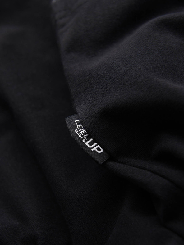 Ombre Clothing Ανδρικό T-shirt LOOSE FIT με τσέπη μαύρο Ombre Ρούχα