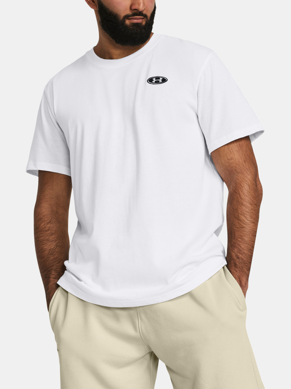 Under Armour Ανδρικό μπλουζάκι Under Armour UA HW LC PATCH SS-WHT T-Shirt