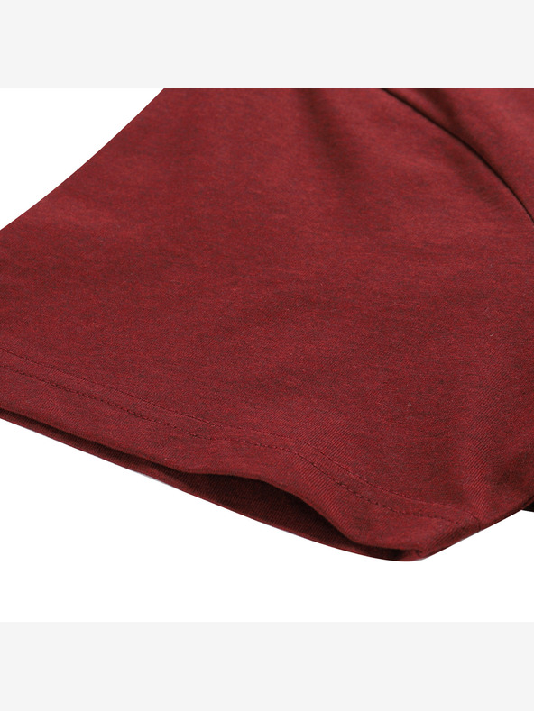 ALPINE PRO Ανδρικό μπλουζάκι γρήγορου στεγνώματος με δροσερό στεγνό ALPINE PRO BOLEN 2 merlot παραλλαγή pb