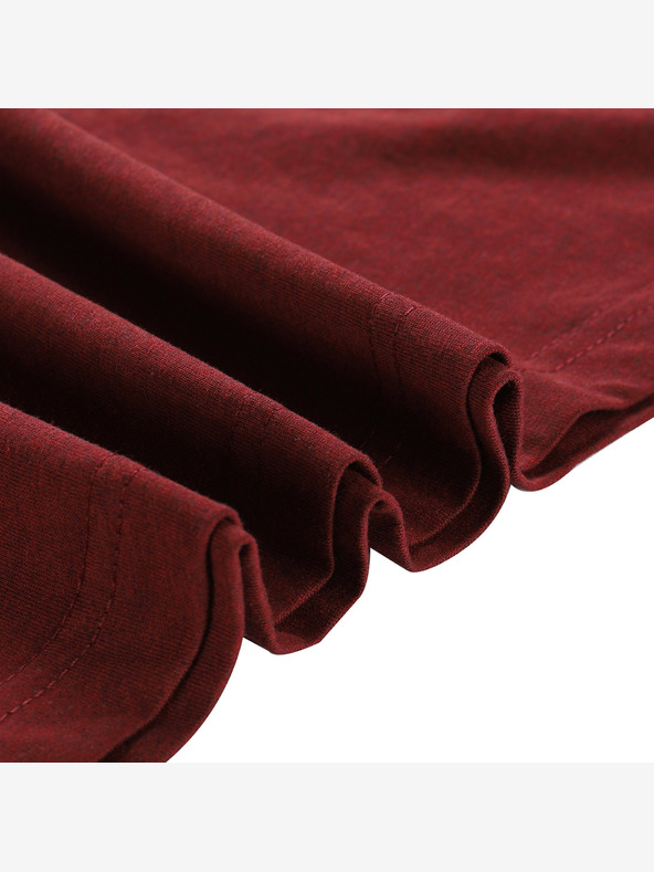 ALPINE PRO Ανδρικό μπλουζάκι γρήγορου στεγνώματος με δροσερό στεγνό ALPINE PRO BOLEN 2 merlot παραλλαγή pb