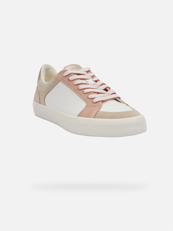 Geox Κρέμα Γυναικεία αθλητικά παπούτσια Geox Emmeleny