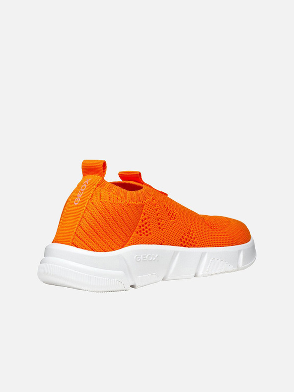 Geox Παιδικά αθλητικά παπούτσια Geox Aril σε πορτοκαλί χρώμα