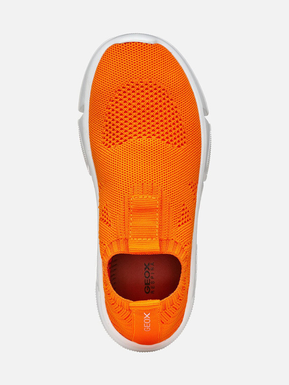 Geox Παιδικά αθλητικά παπούτσια Geox Aril σε πορτοκαλί χρώμα