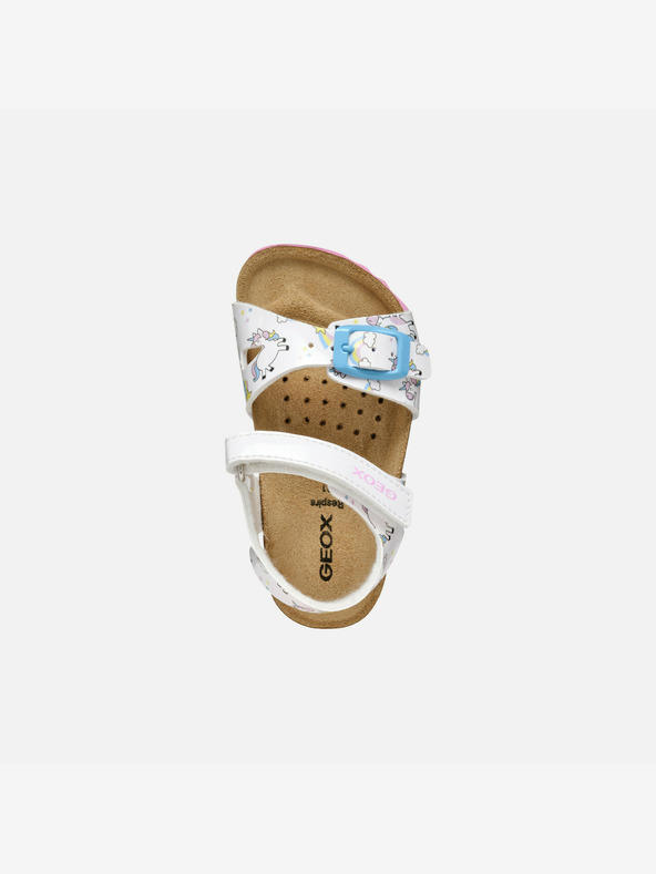Geox Λευκά σανδάλια Geox Chalki για κορίτσια