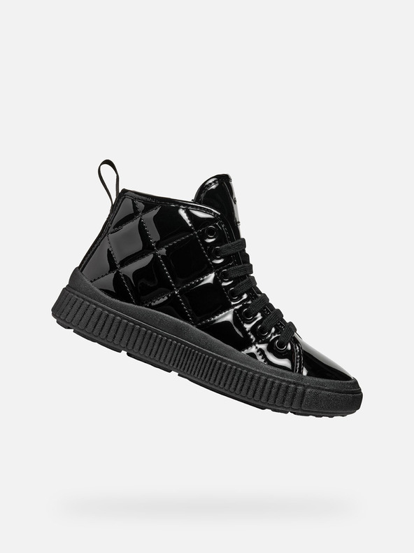 Geox Μαύρα παιδικά αθλητικά παπούτσια Geox Laquinny