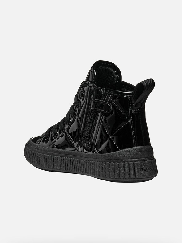 Geox Μαύρα παιδικά αθλητικά παπούτσια Geox Laquinny