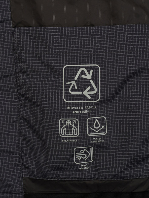 Geox Ανδρικό μπουφάν Geox Vincit σκούρο γκρι