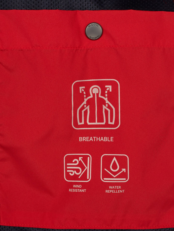 Geox Κόκκινο ανδρικό μπουφάν Geox Jharrod