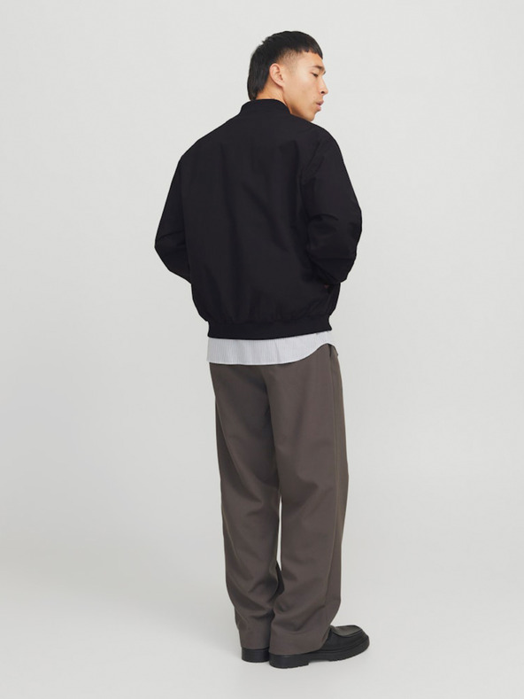 Jack & Jones Μαύρο Jack & Jones ανδρικό βομβαρδιστικό