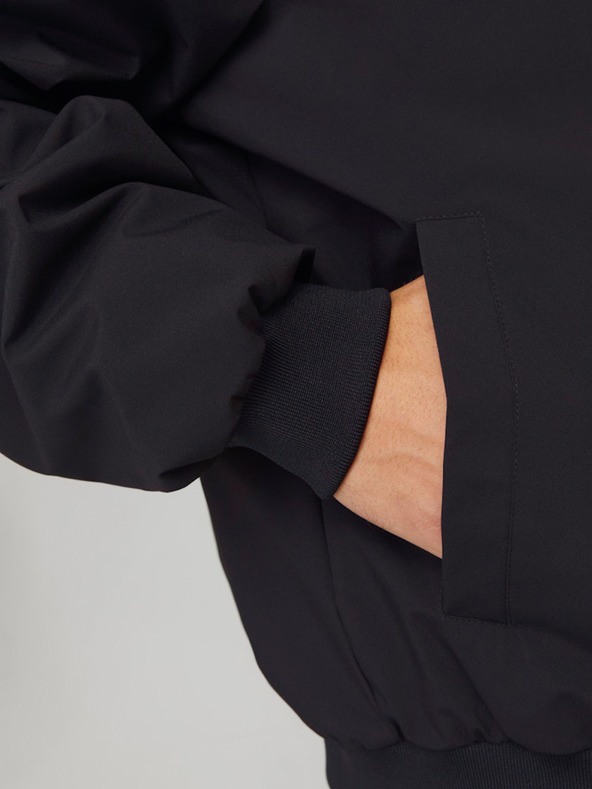 Jack & Jones Μαύρο Jack & Jones ανδρικό βομβαρδιστικό