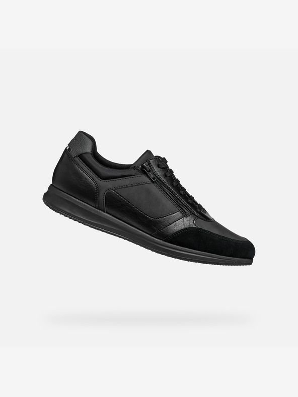 Geox Μαύρα ανδρικά αθλητικά παπούτσια Geox Avery