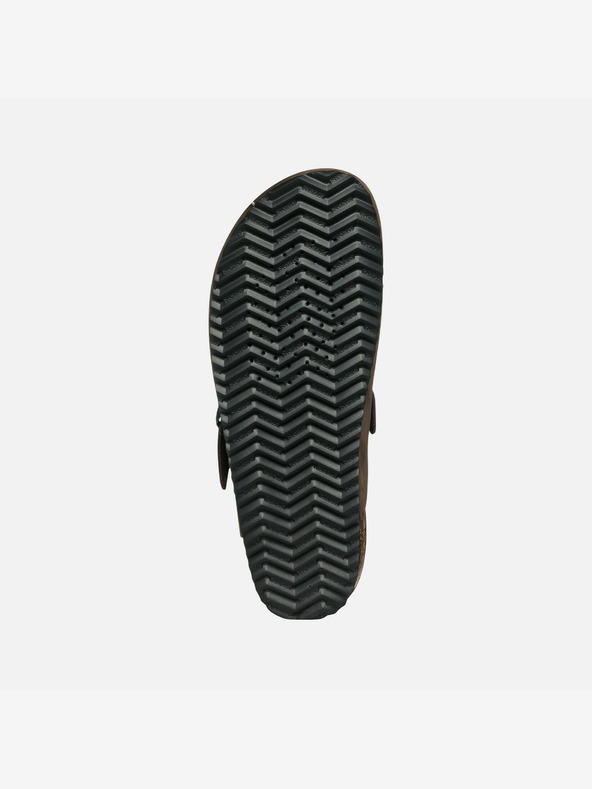 Geox Σκούρο καφέ ανδρικές παντόφλες Geox Sandal Ghita