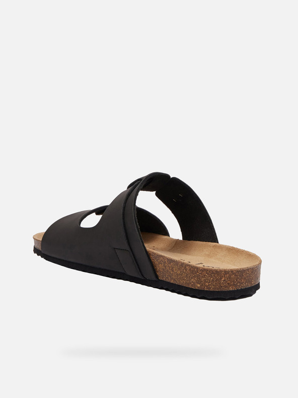 Geox Μαύρες ανδρικές παντόφλες Geox Ghita