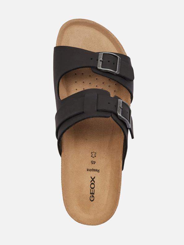 Geox Μαύρες ανδρικές παντόφλες Geox Ghita