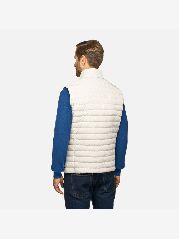 Geox Κρέμα Ανδρικό γιλέκο Geox Warrens Vest