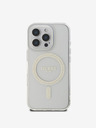 Guess Guess IML Glitter Ring MagSafe Back Cover για iPhone 16 Pro Διαφανές