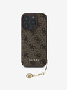Guess Guess 4G Γούρι πίσω κάλυμμα για iPhone 16 Pro τόνος σε τόνο καφέ