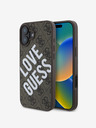 Guess Guess PU Leather 4G Big Love Logo MagSafe Back Cover για iPhone 16 Καφέ Guess PU Leather 4G Big Love Logo MagSafe Back Cover για iPhone 16 Καφέ
