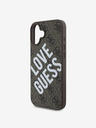 Guess Guess PU Leather 4G Big Love Logo MagSafe Back Cover για iPhone 16 Καφέ Guess PU Leather 4G Big Love Logo MagSafe Back Cover για iPhone 16 Καφέ