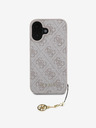 Guess Guess 4G Charm πίσω κάλυμμα για iPhone 16 τόνος σε τόνο ροζ