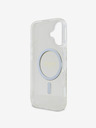 Guess Guess IML Glitter Ring MagSafe Back Cover για iPhone 16 Plus Διαφανές