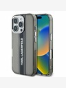 Karl Lagerfeld Karl Lagerfeld IML Stripe Logo Back Cover για iPhone 16 Pro Μαύρο